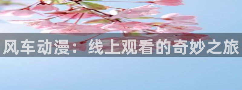 omofun动漫网：风车动漫：线上观看的奇妙之旅